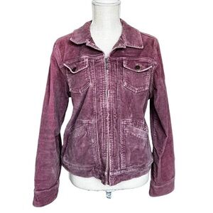 Eddie Bauer Corduroy Jacket Women Size L petite